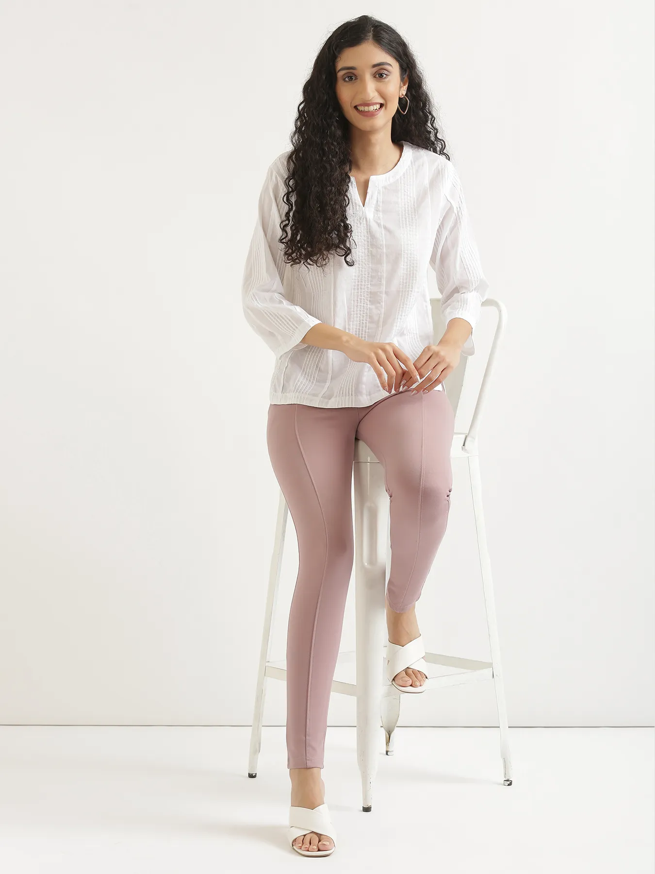 Women Ash 4-Way Stretchable Pants - Image 10