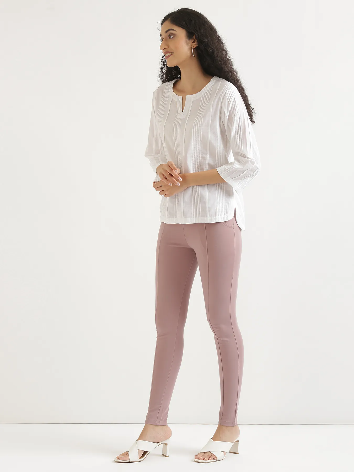 Women Ash 4-Way Stretchable Pants - Image 8