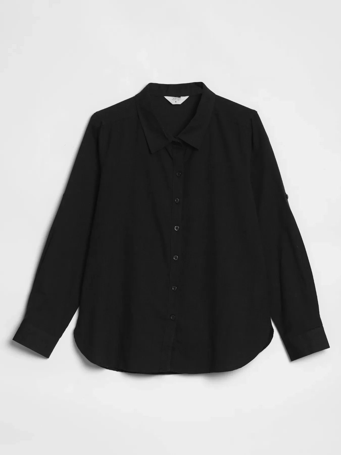 Women Black Airy-Linen Shirt - Image 15