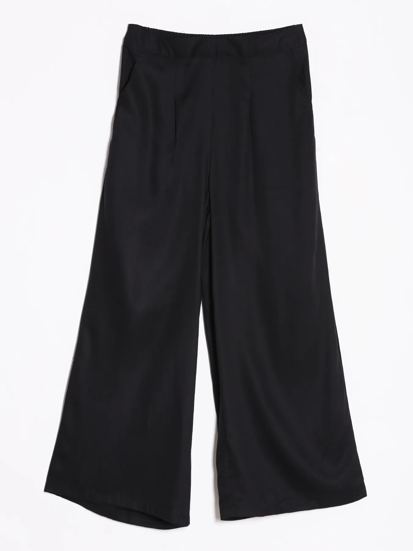 Women Black Viscose Palazzo Pant - Image 11