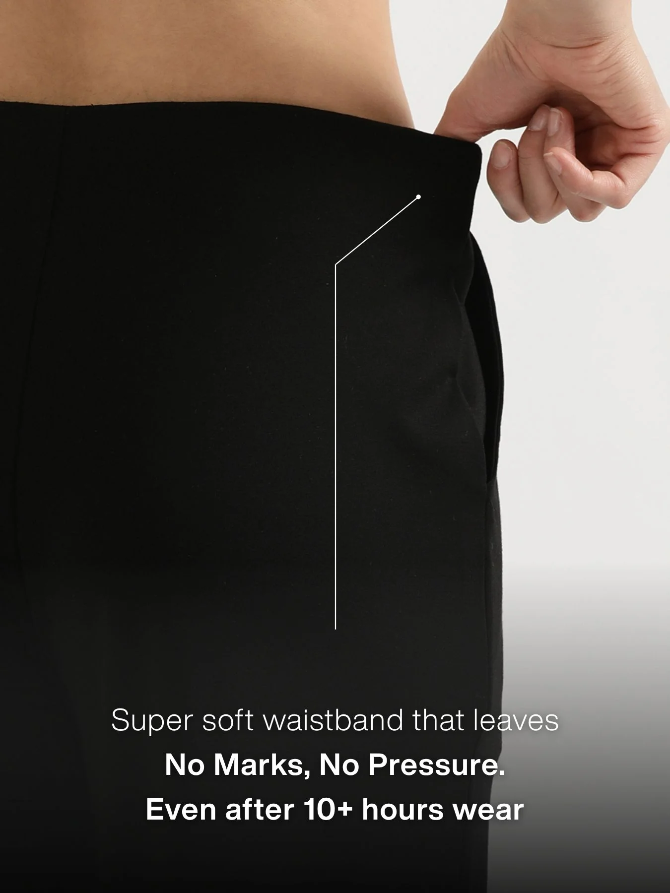 Women Black Wide Leg Pants - Image 5