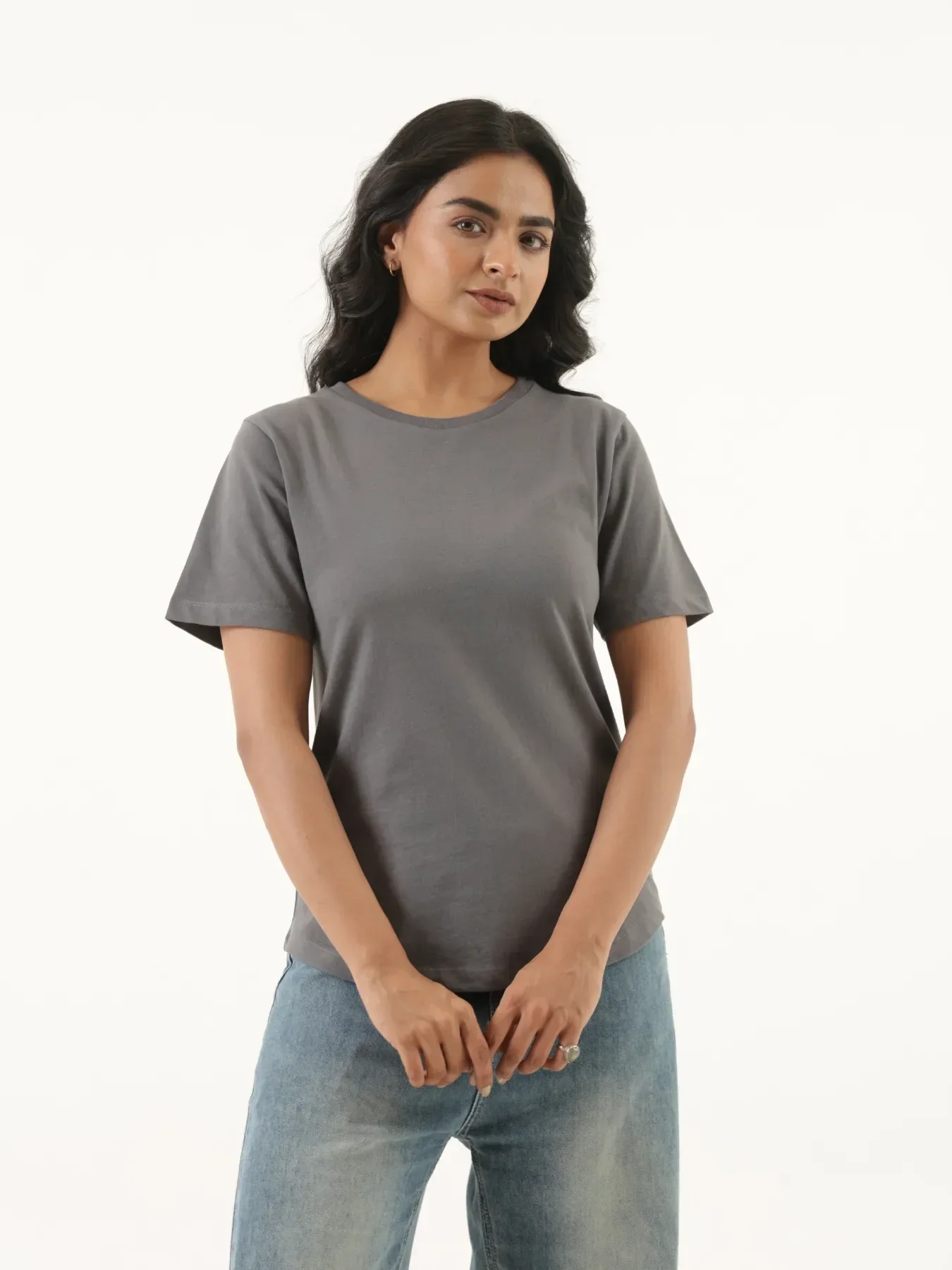 Buy Any 3 Women Round Neck T-shirt - Image 4