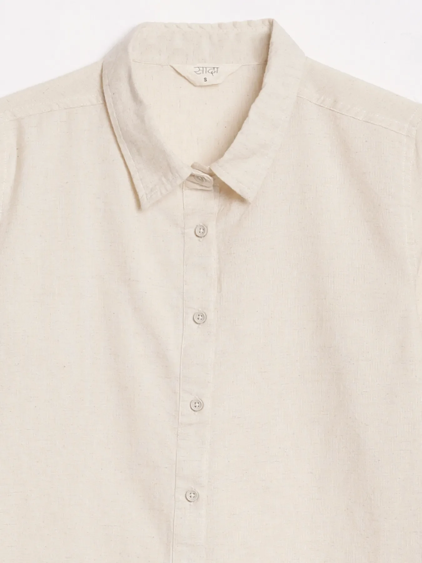 Women Ecru Airy-Linen Shirt - Image 14