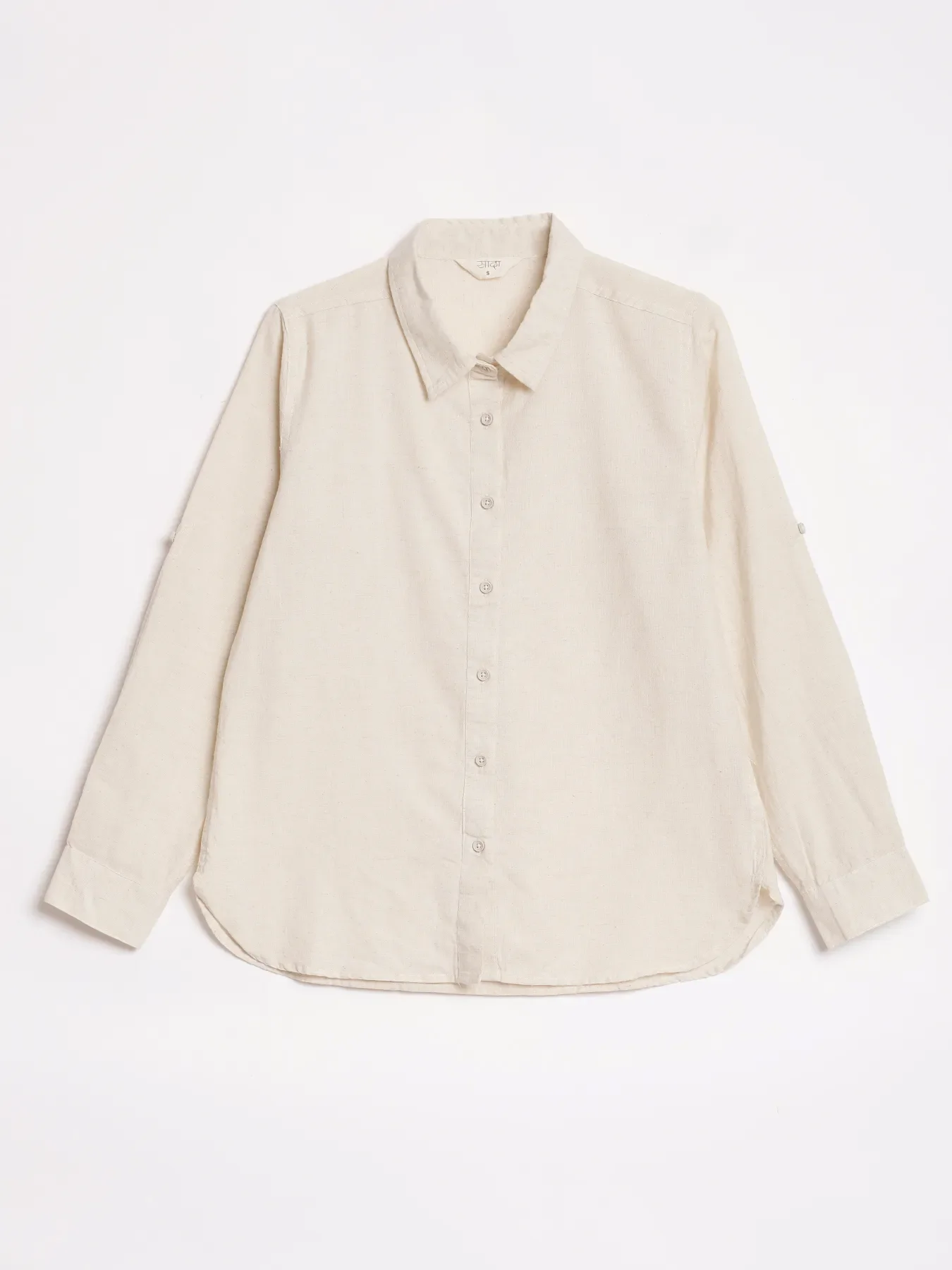 Women Ecru Airy-Linen Shirt - Image 15
