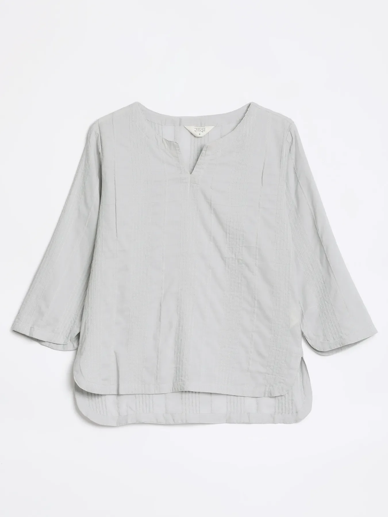 Women Grey Everyday Cotton Top - Image 12