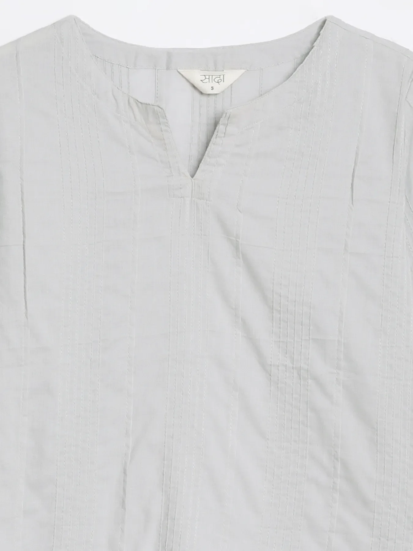 Women Grey Everyday Cotton Top - Image 13