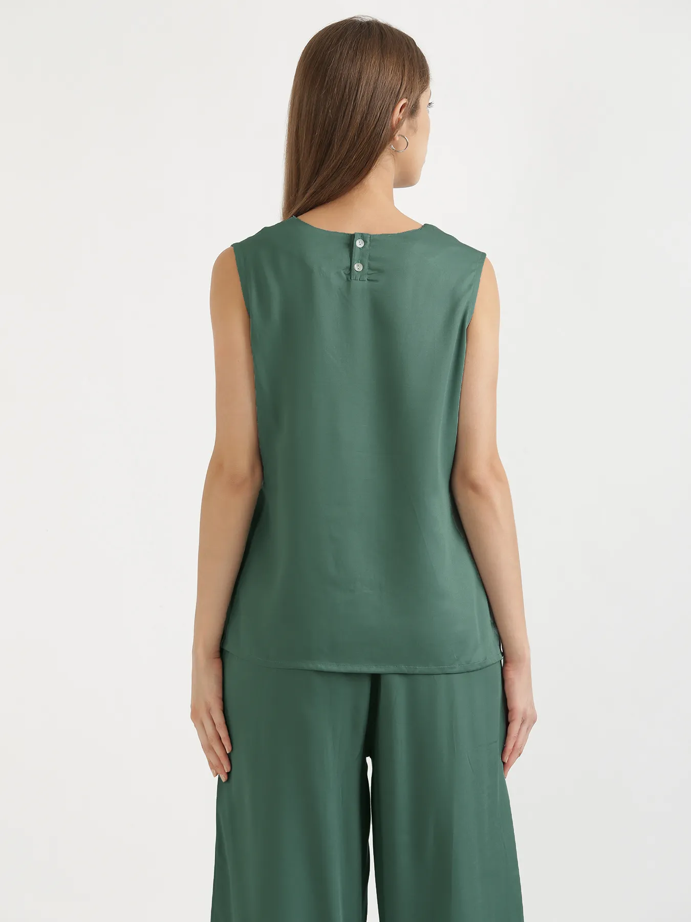 Women Jade V-Neck Sleeveless Top - Image 8