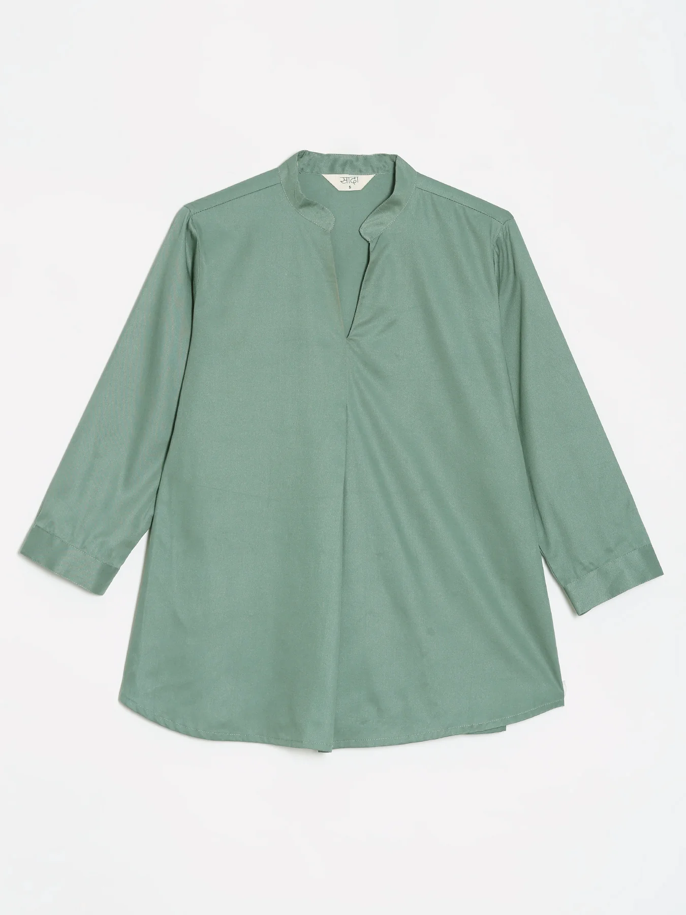 Women Jade Viscose Pleated Top - Image 11