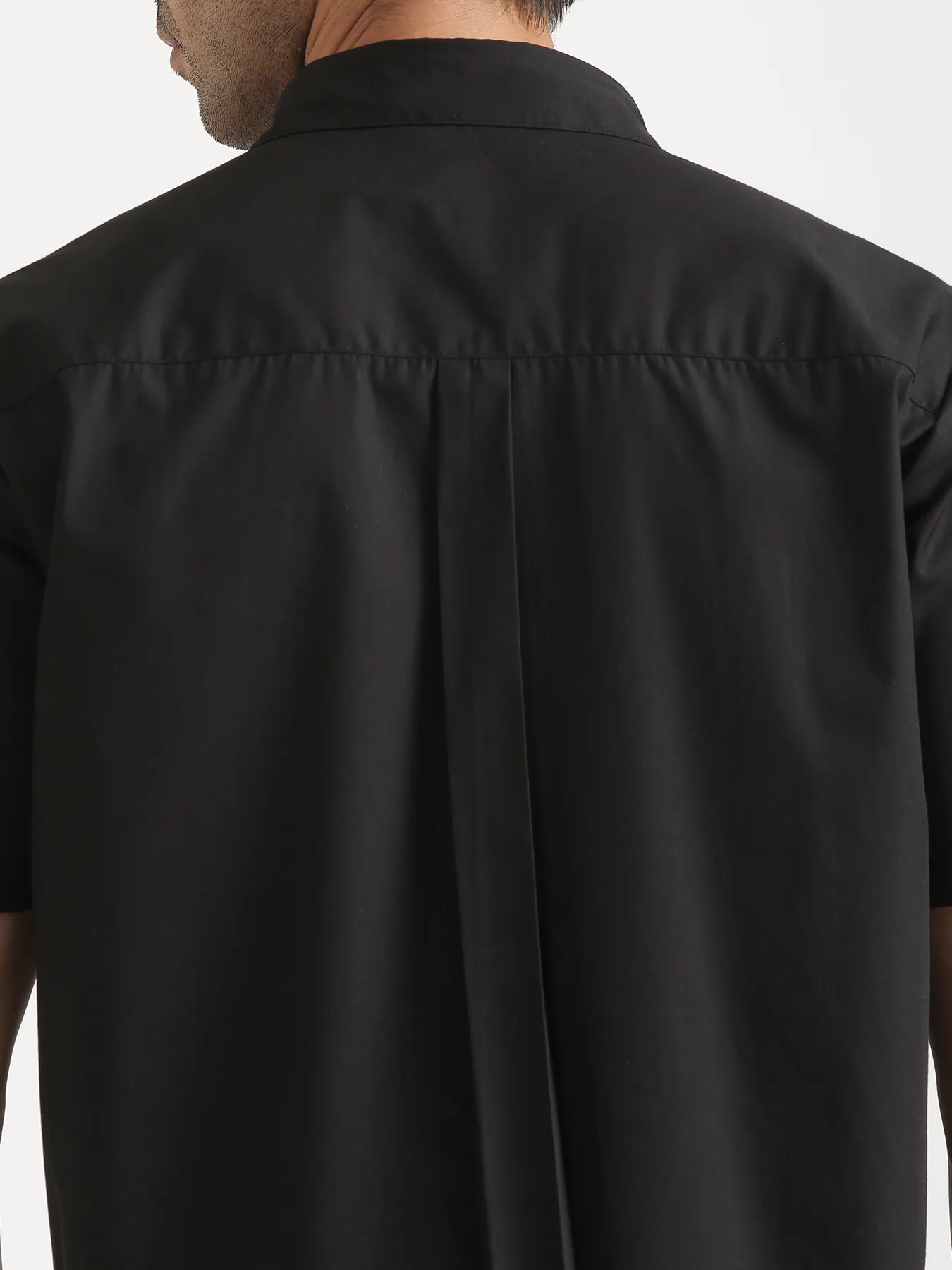Men Black Better Cotton Short Sleeve Shirt - Image 11