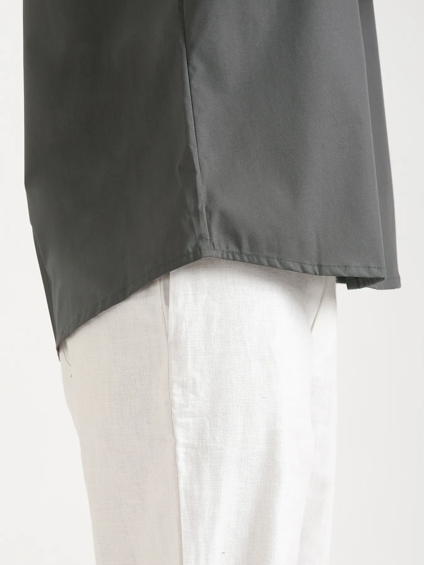 Men Dark Grey Better Cotton Full Sleeve Shirt - Image 10