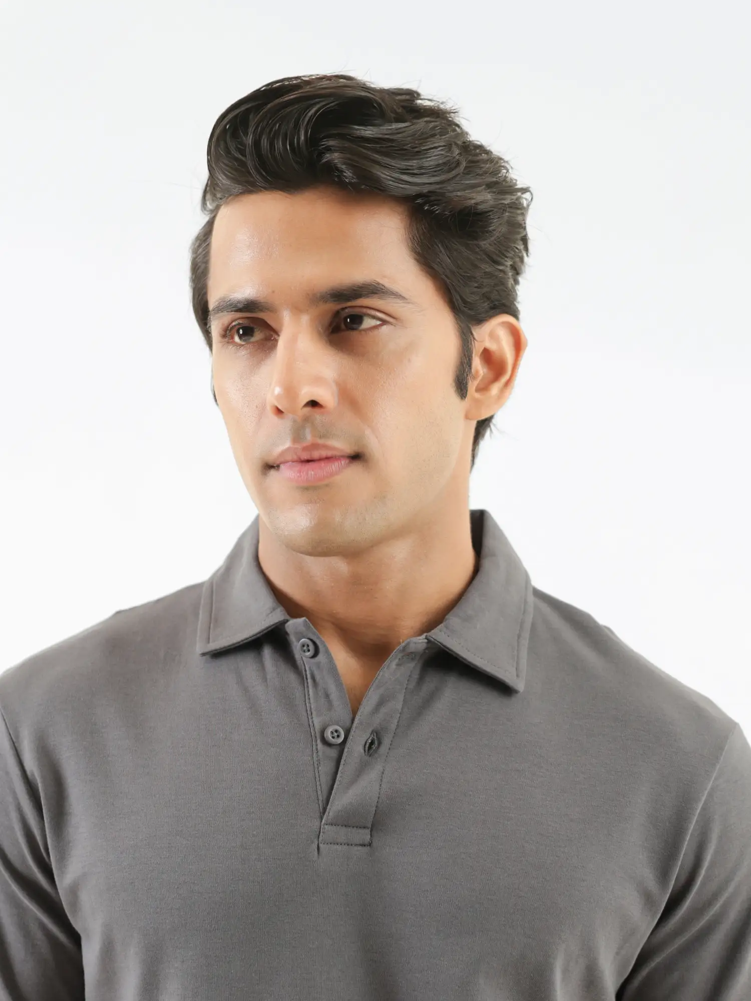 Men German Grey Polo T-shirt - Image 5