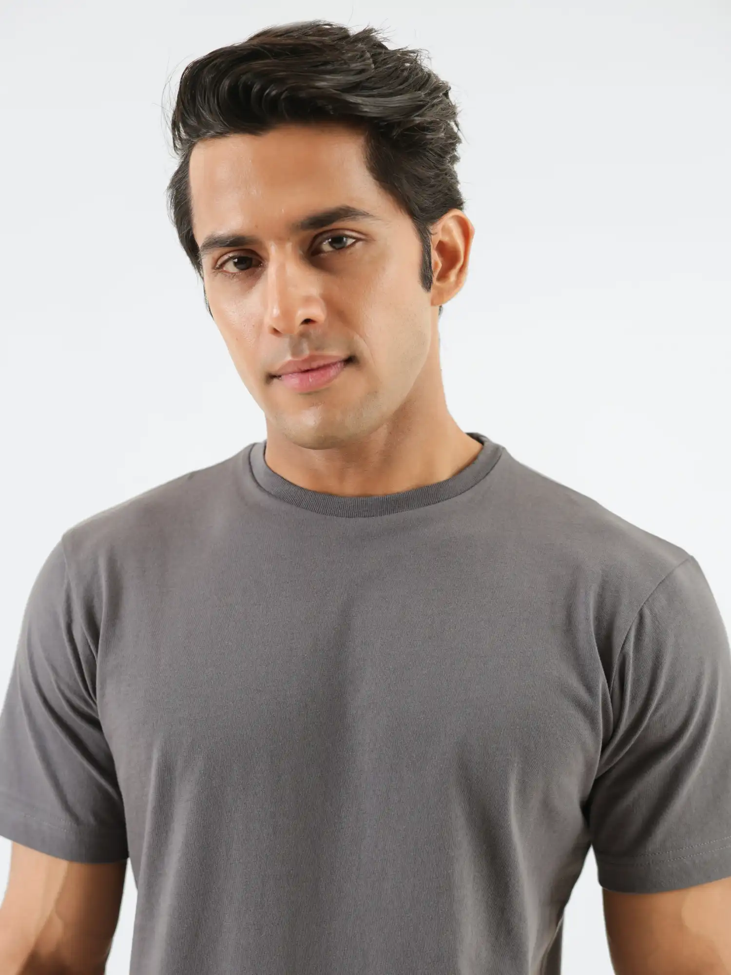 Men German Grey Round Neck T-shirt - Image 4