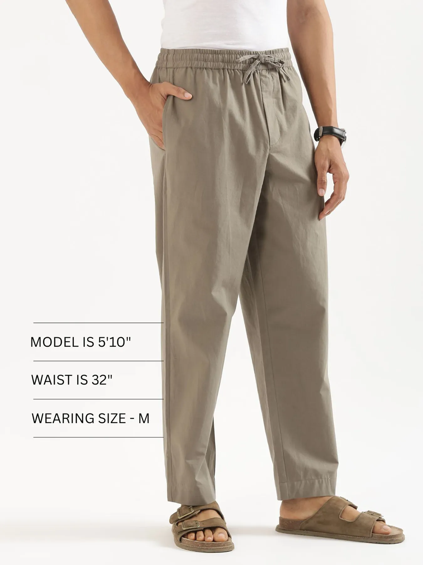 Men Grey Cotton Pant - Image 12