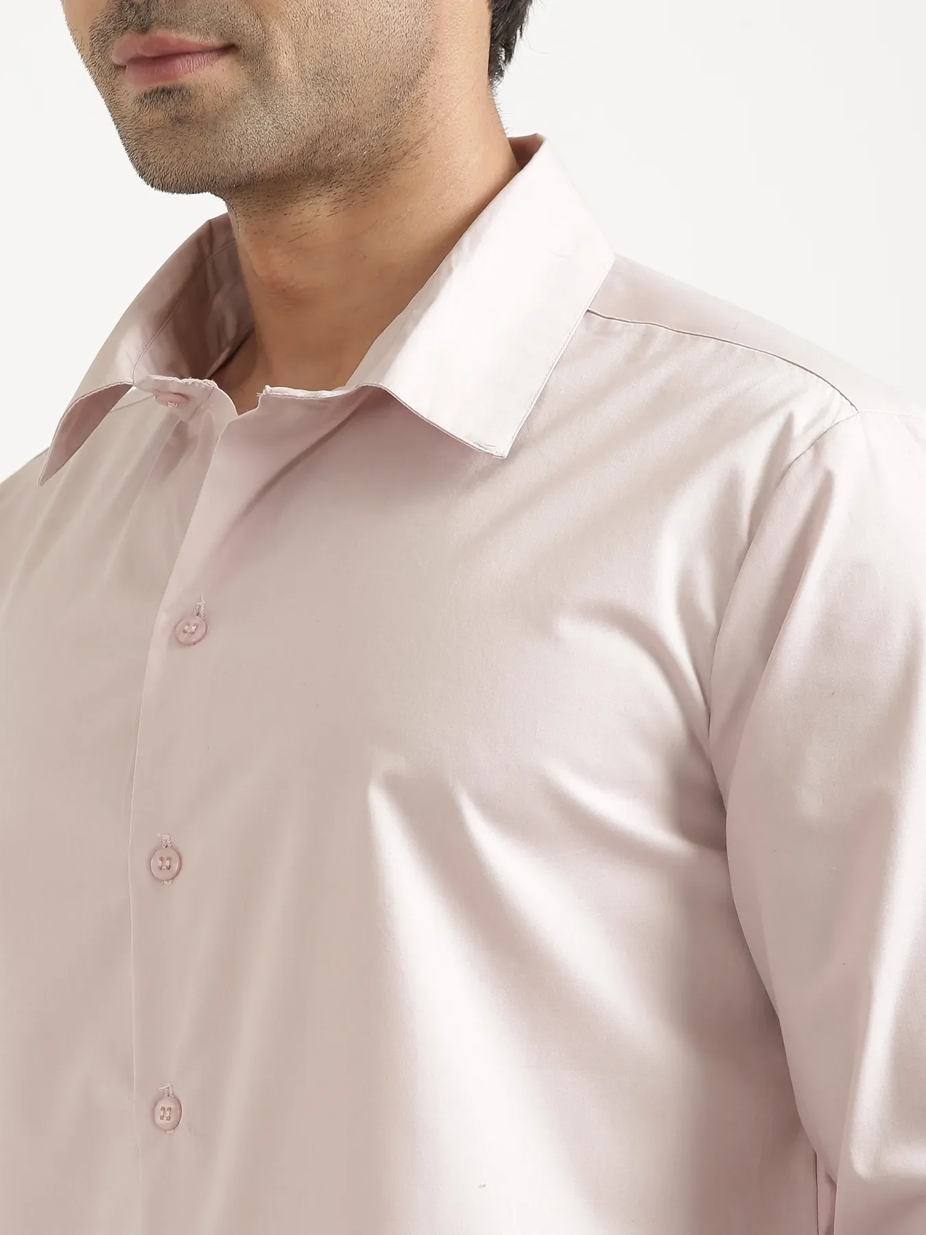 Men Mauve Pink Better Cotton Full Sleeve Shirt - Image 8