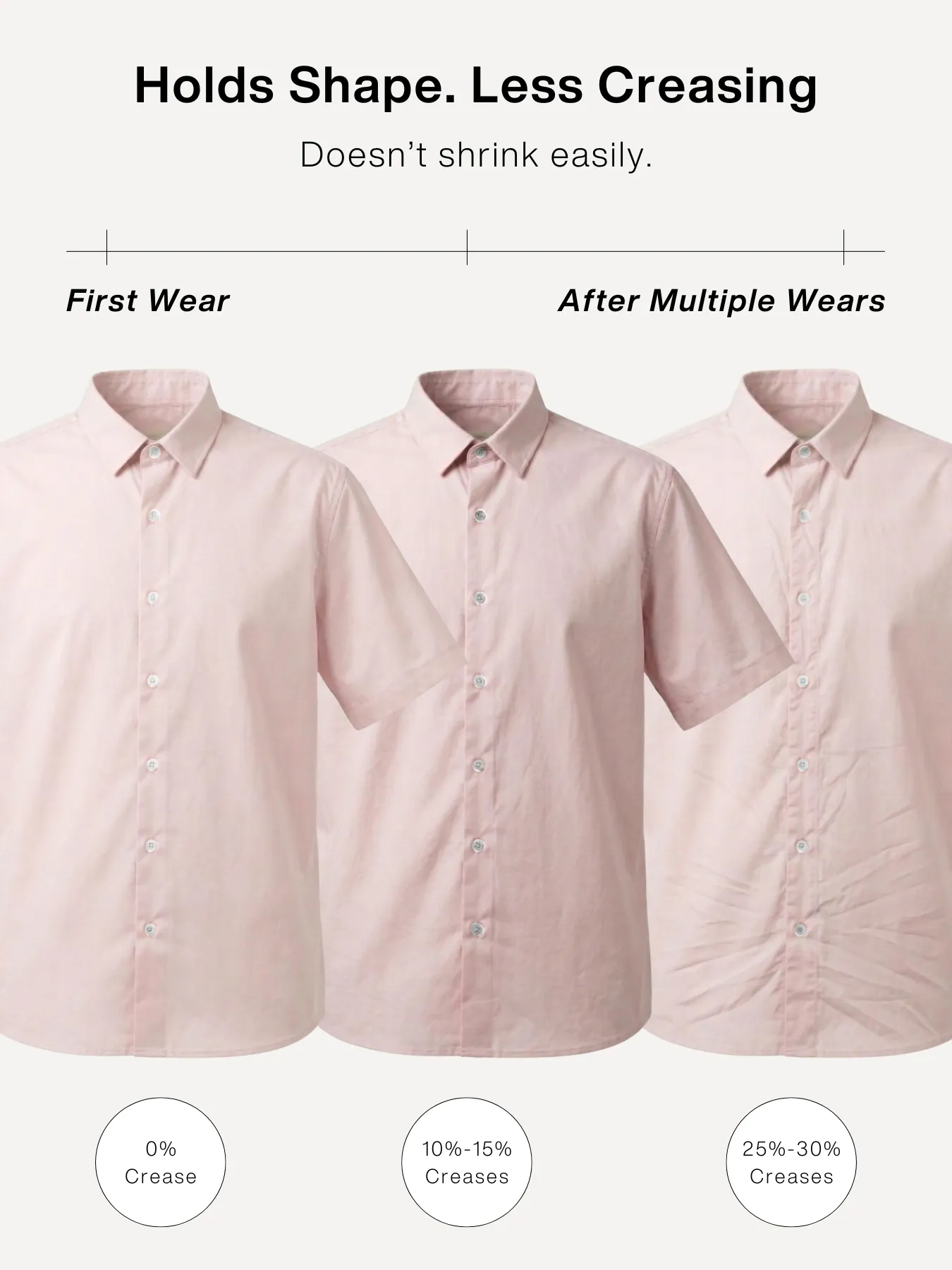 Men Mauve Pink Better Cotton Short Sleeve Shirt - Image 6