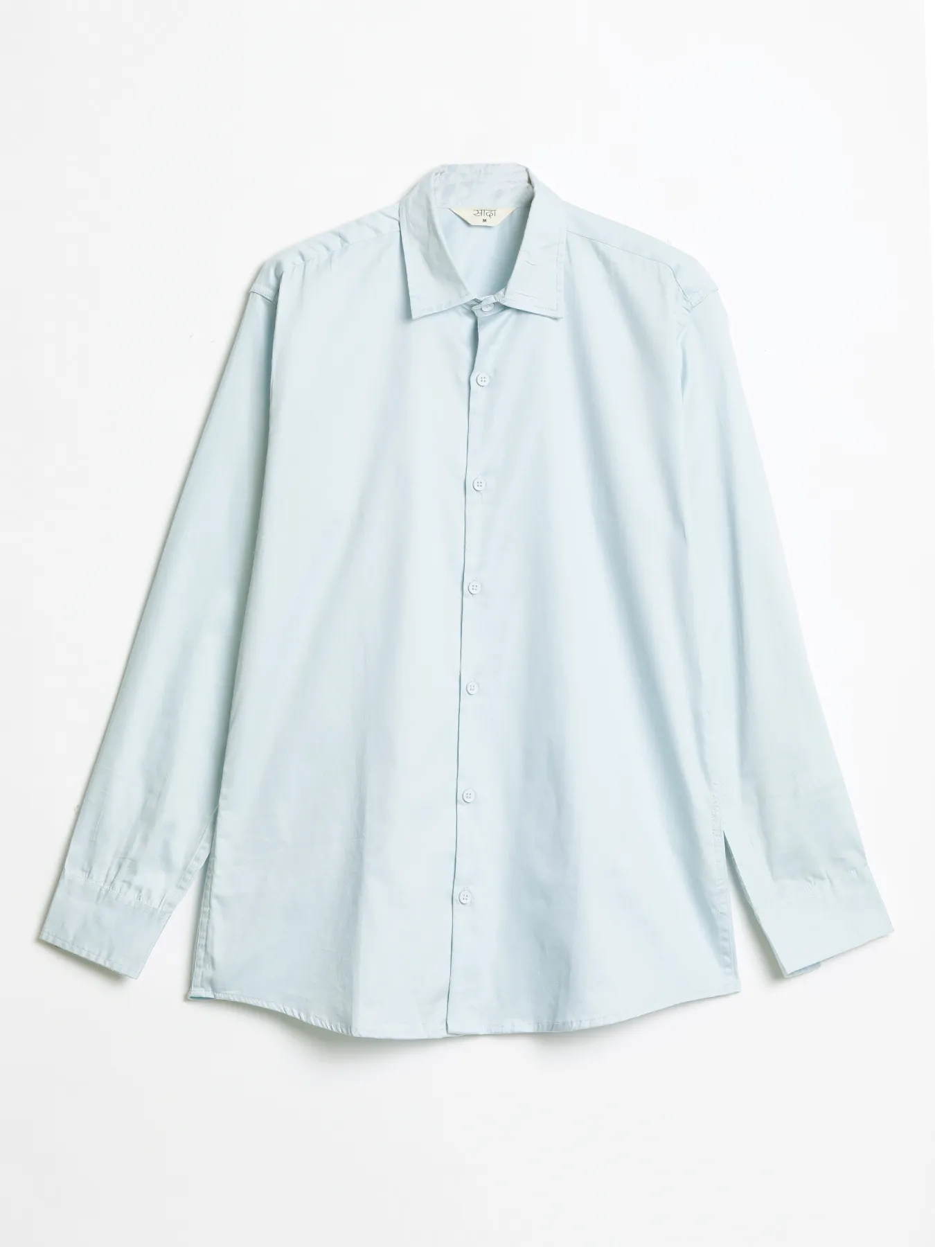 Men Light Blue Formal Shirt - Image 11