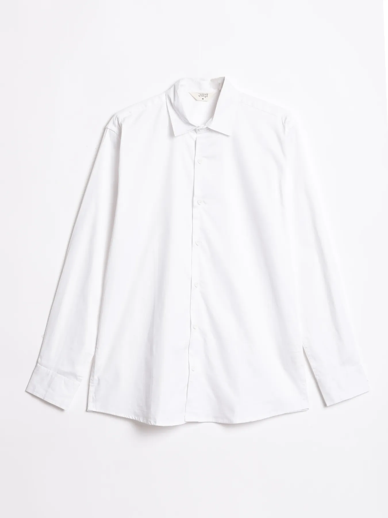 Men White Formal Shirt - Image 11