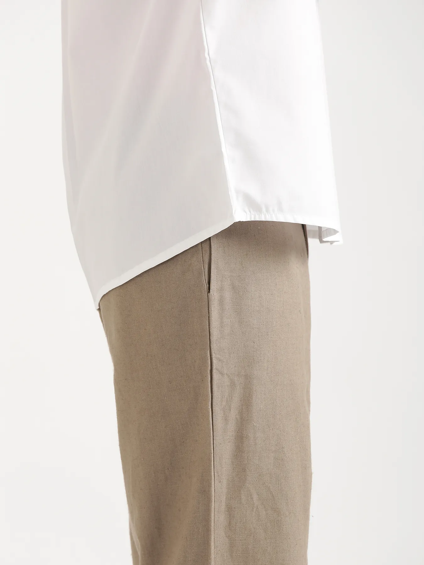 Men White Better Cotton Full Sleeve Shirt - Image 10