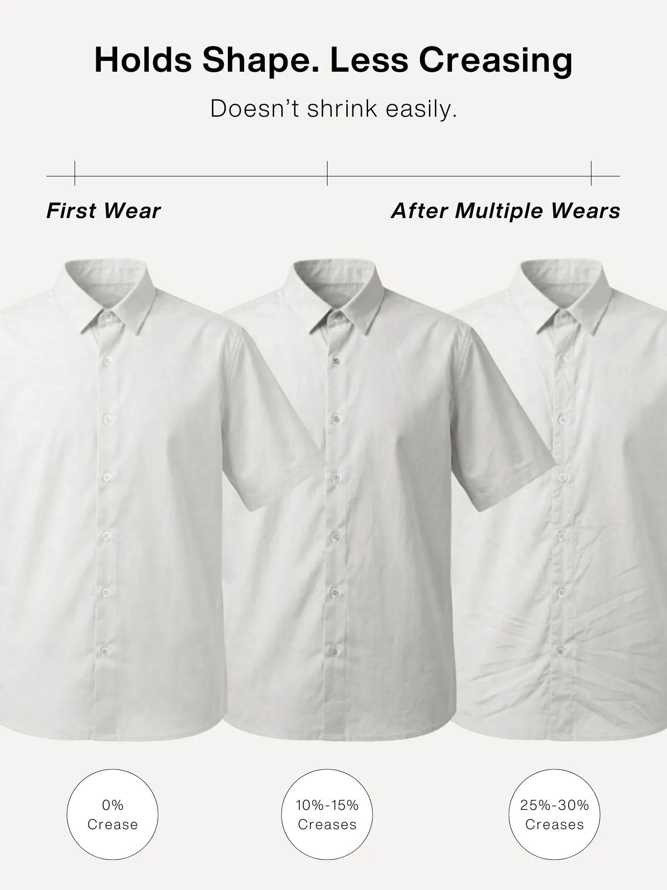 Men White Better Cotton Short Sleeve Shirt - Image 6