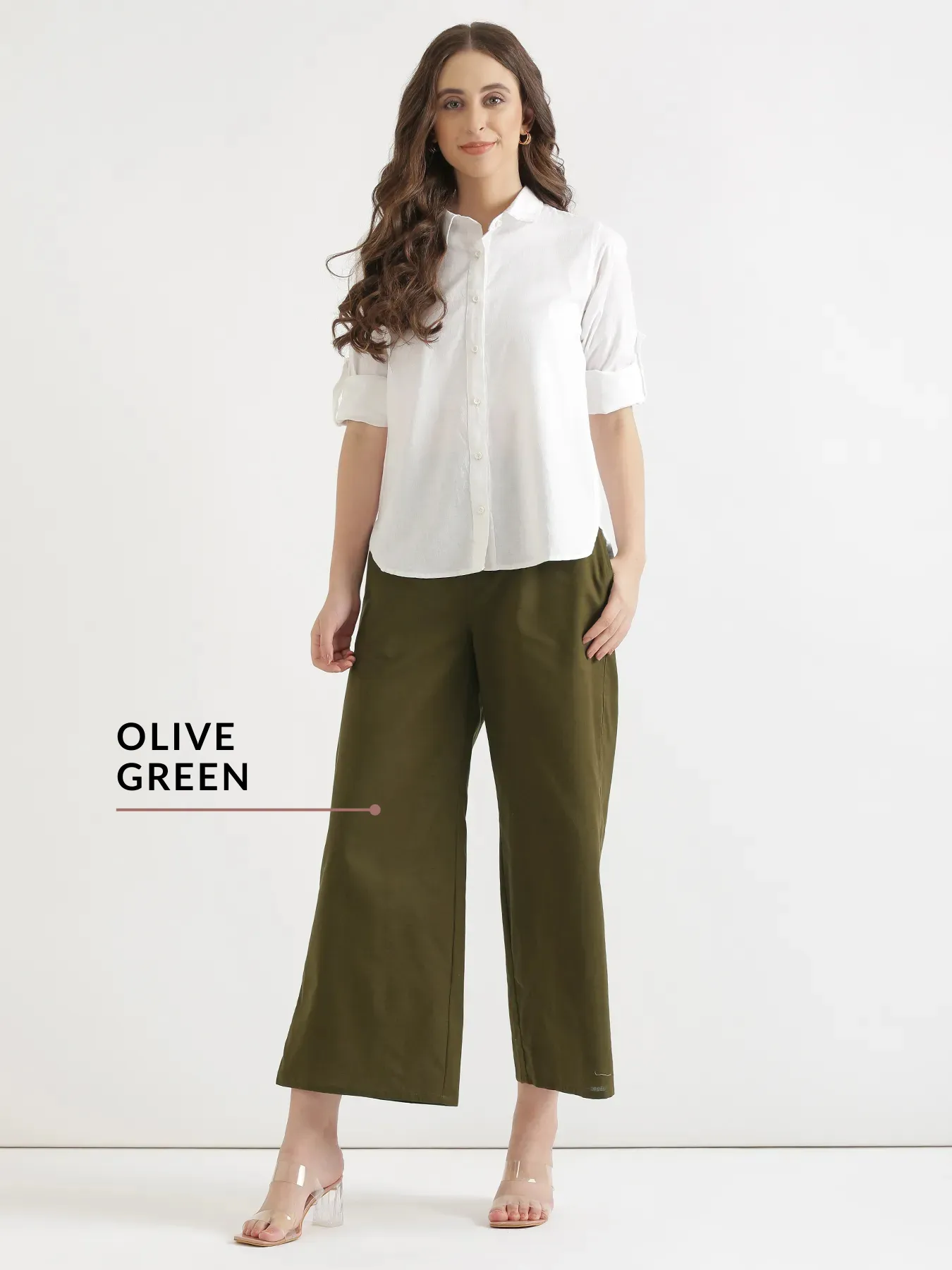 Pick Any 4 Women Airy Linen Wide Leg Pant - Image 7