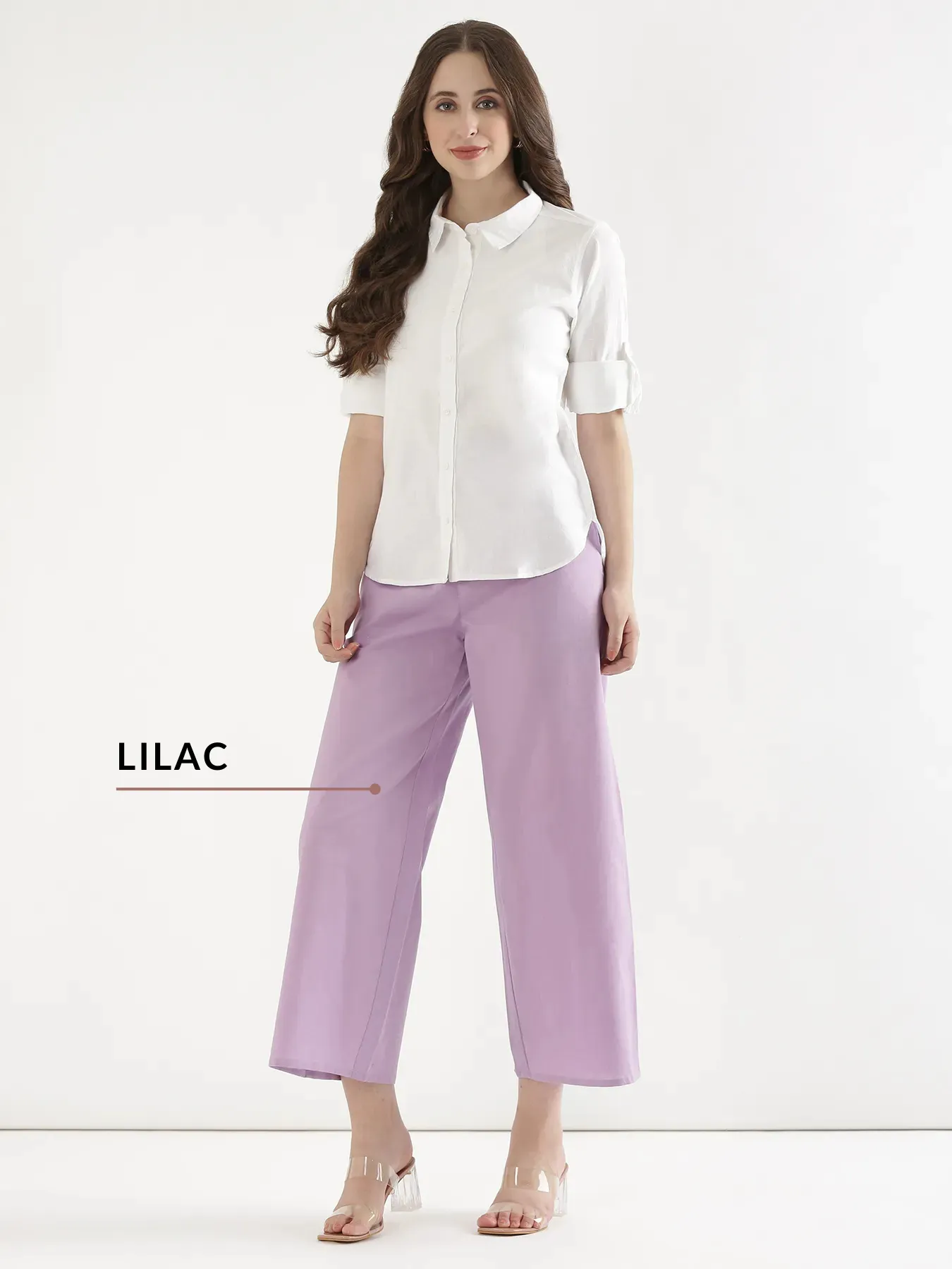 Pick Any 4 Women Airy Linen Wide Leg Pant - Image 8