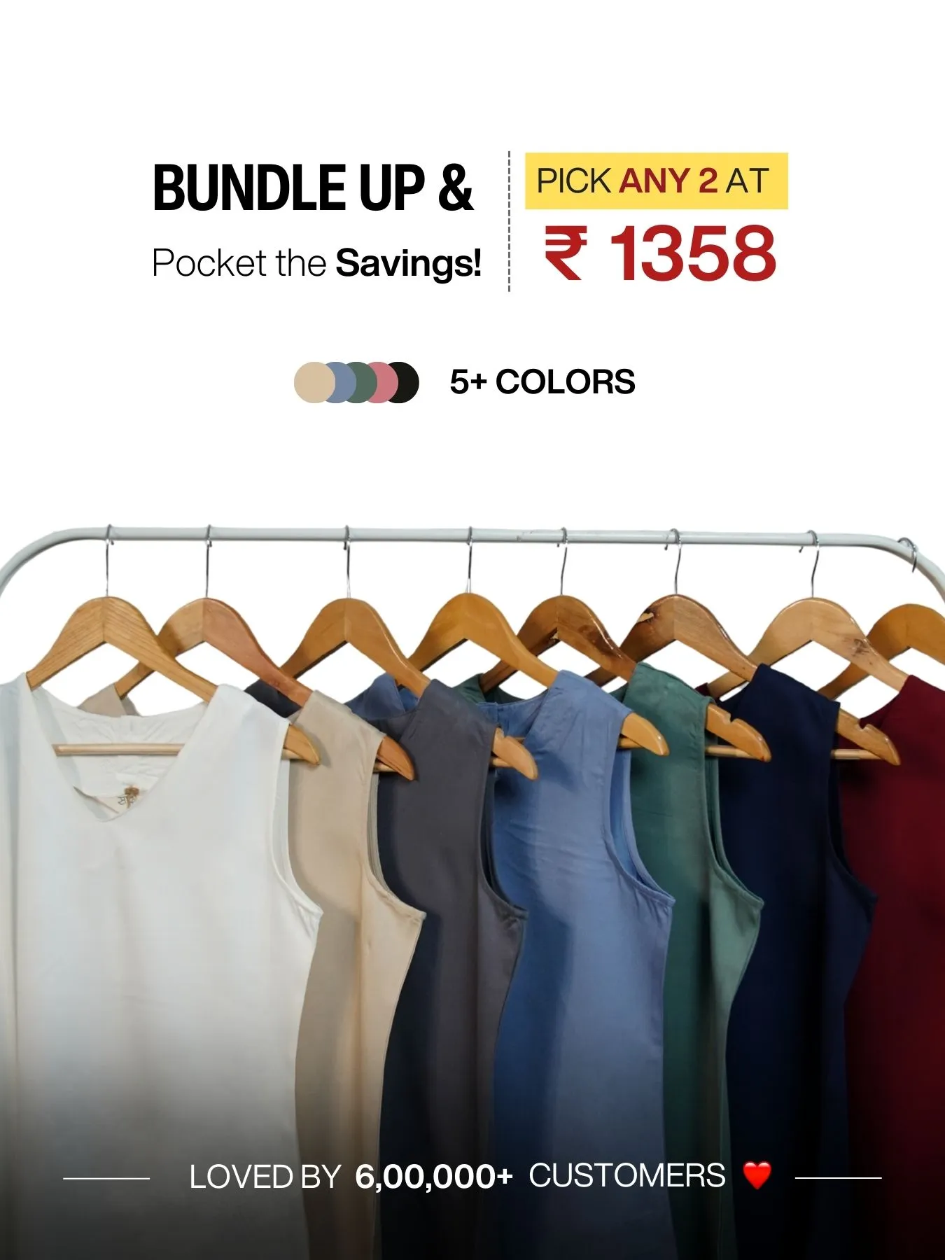 Pick Any 2 Women V-Neck Sleeveless Top