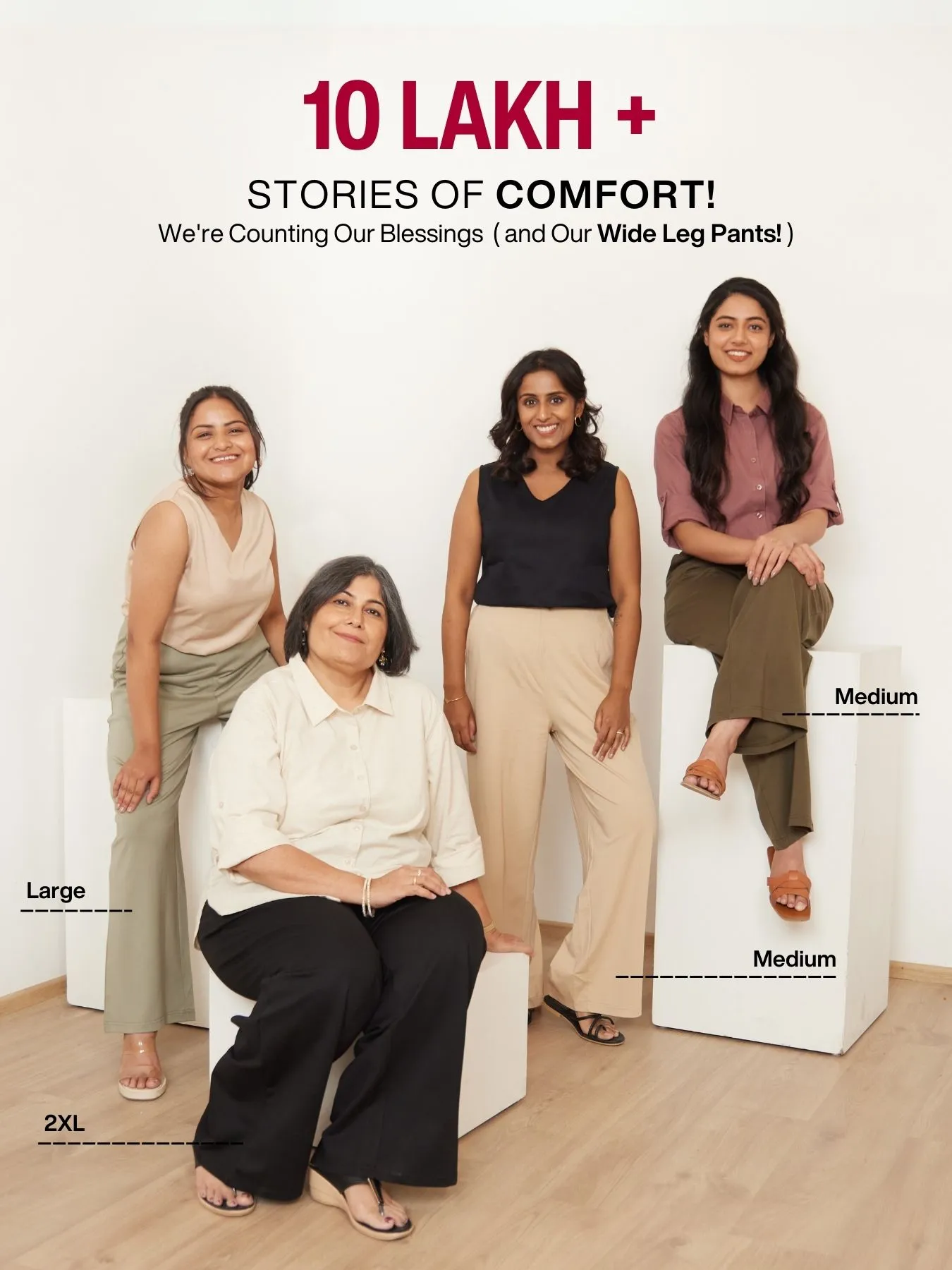 Pick Any 4 Women Wide Leg Pant - Image 3