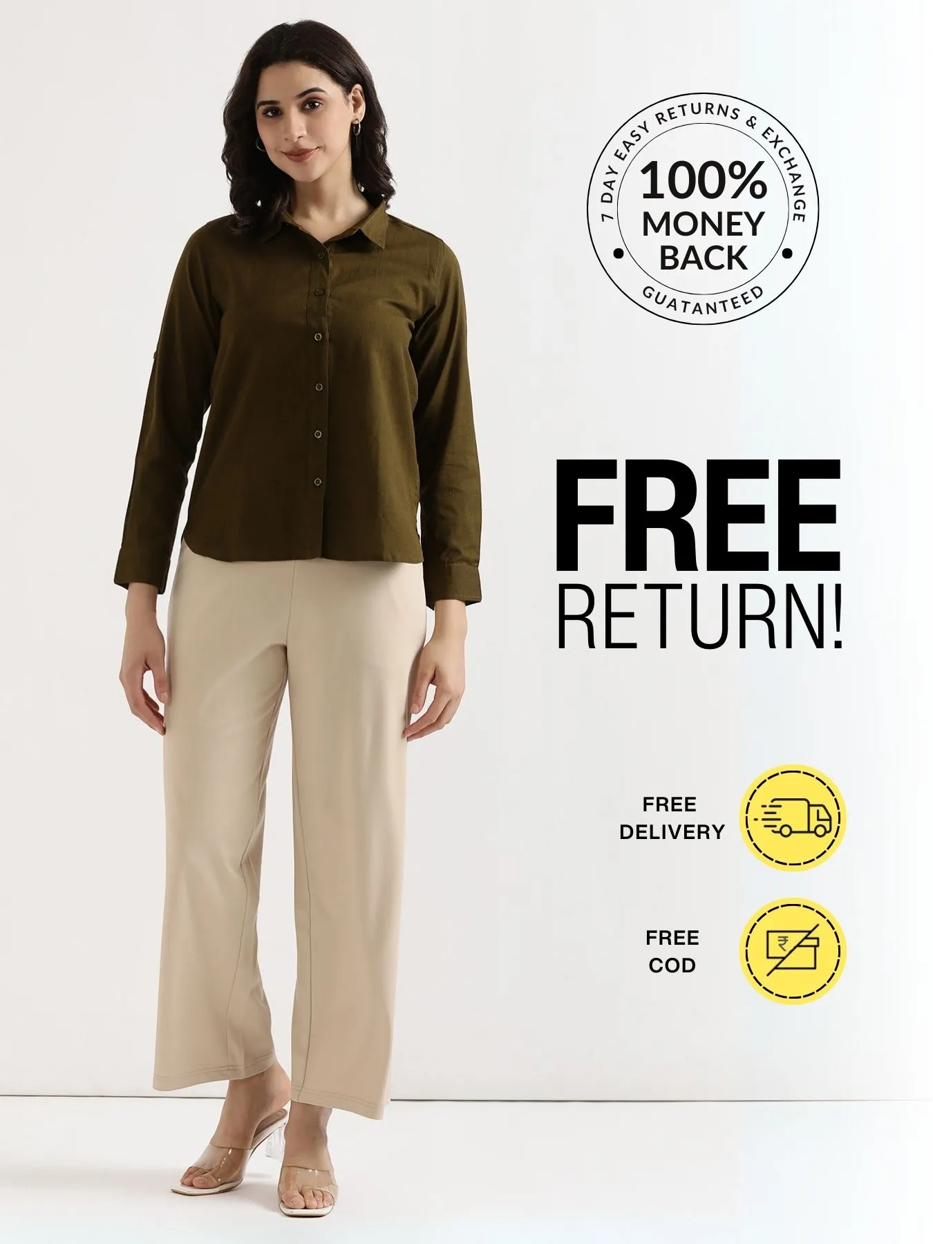Pick Any 4 Women Wide Leg Pant - Image 4