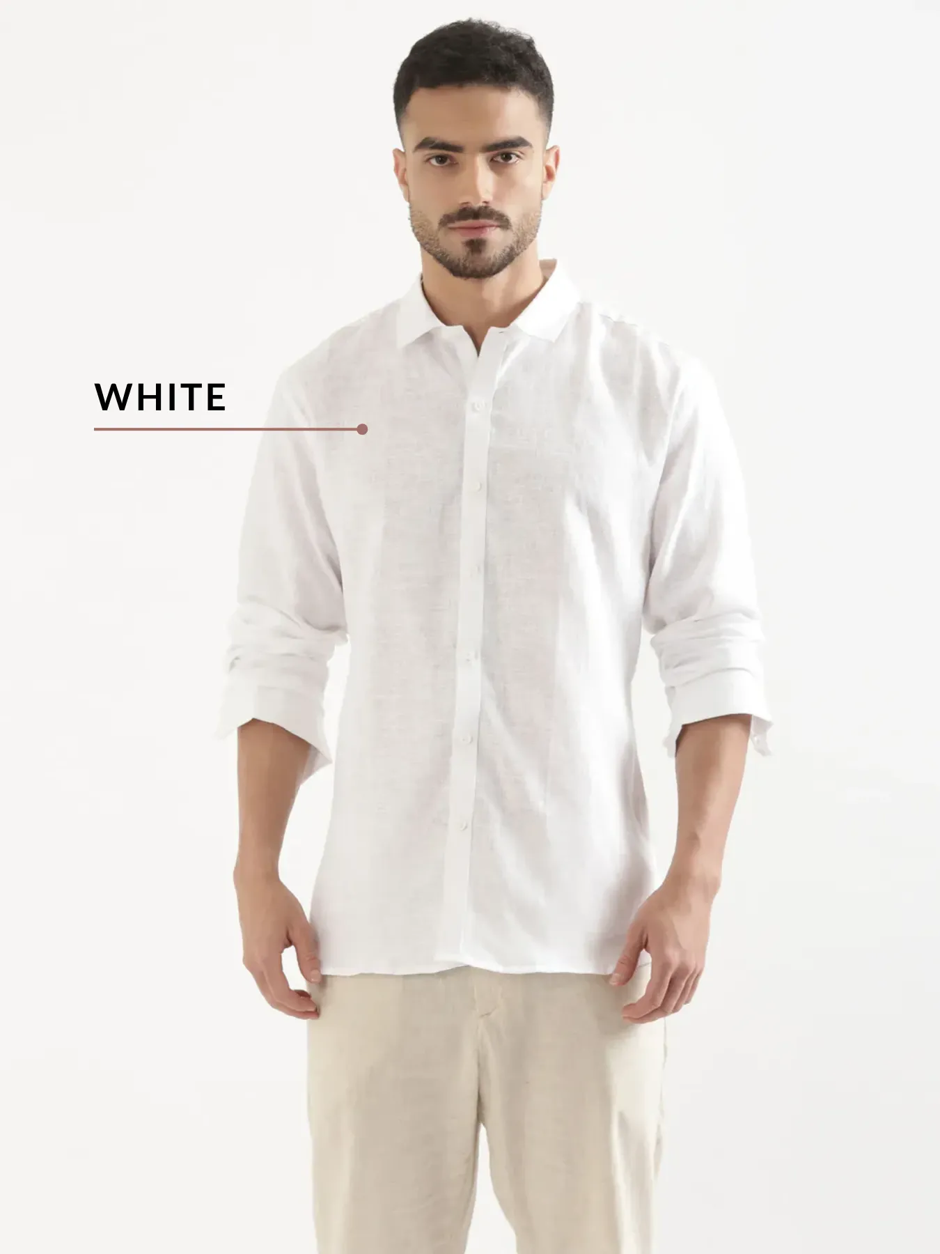 Pick Any 2 Men 100% Linen Shirt - Image 2