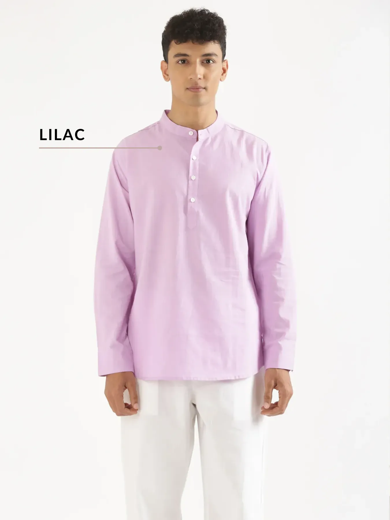 Pick Any 4 Men Airy Linen Short Kurta - Image 8