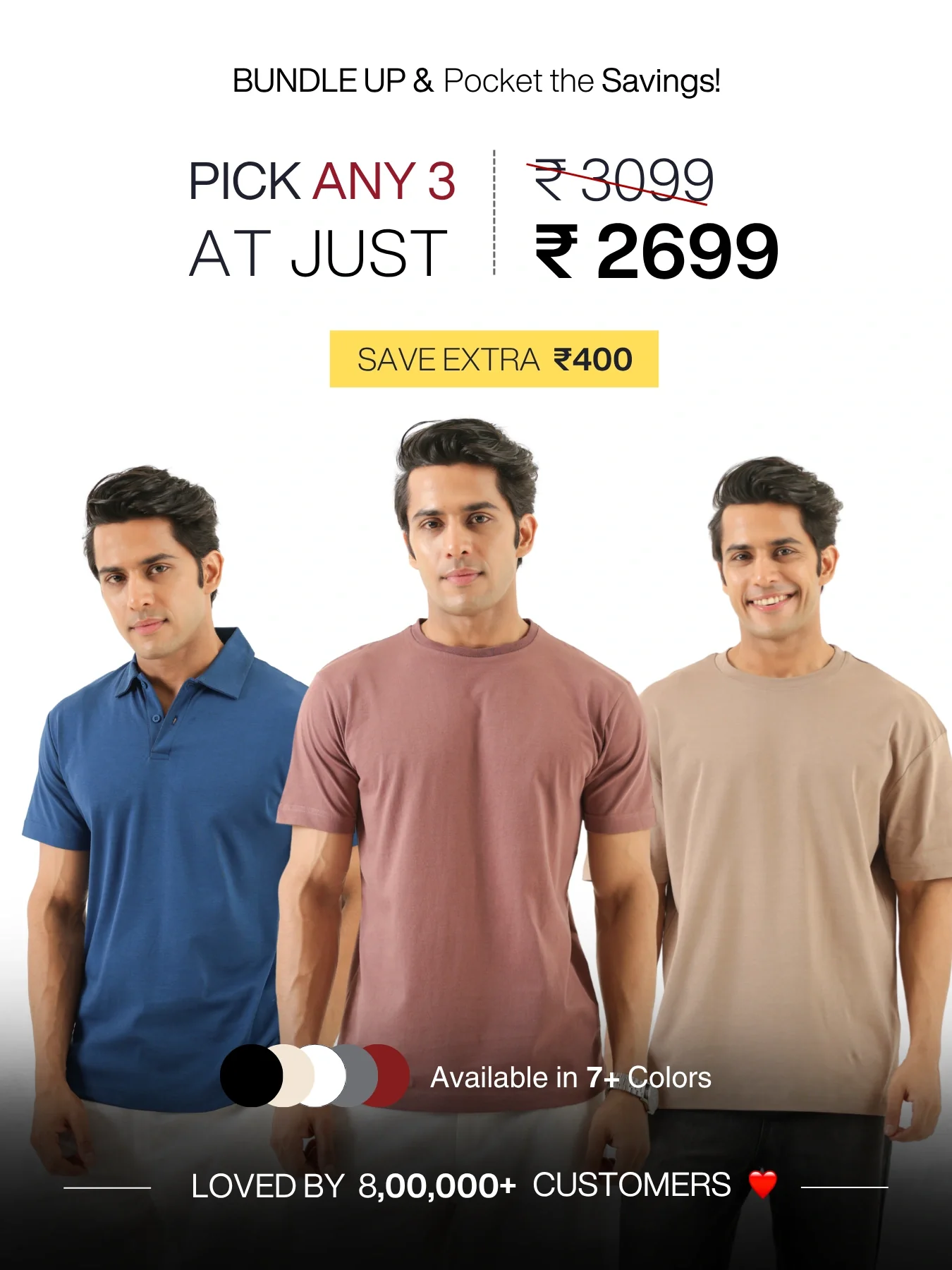 Pick Any 3 Men Knit Wears