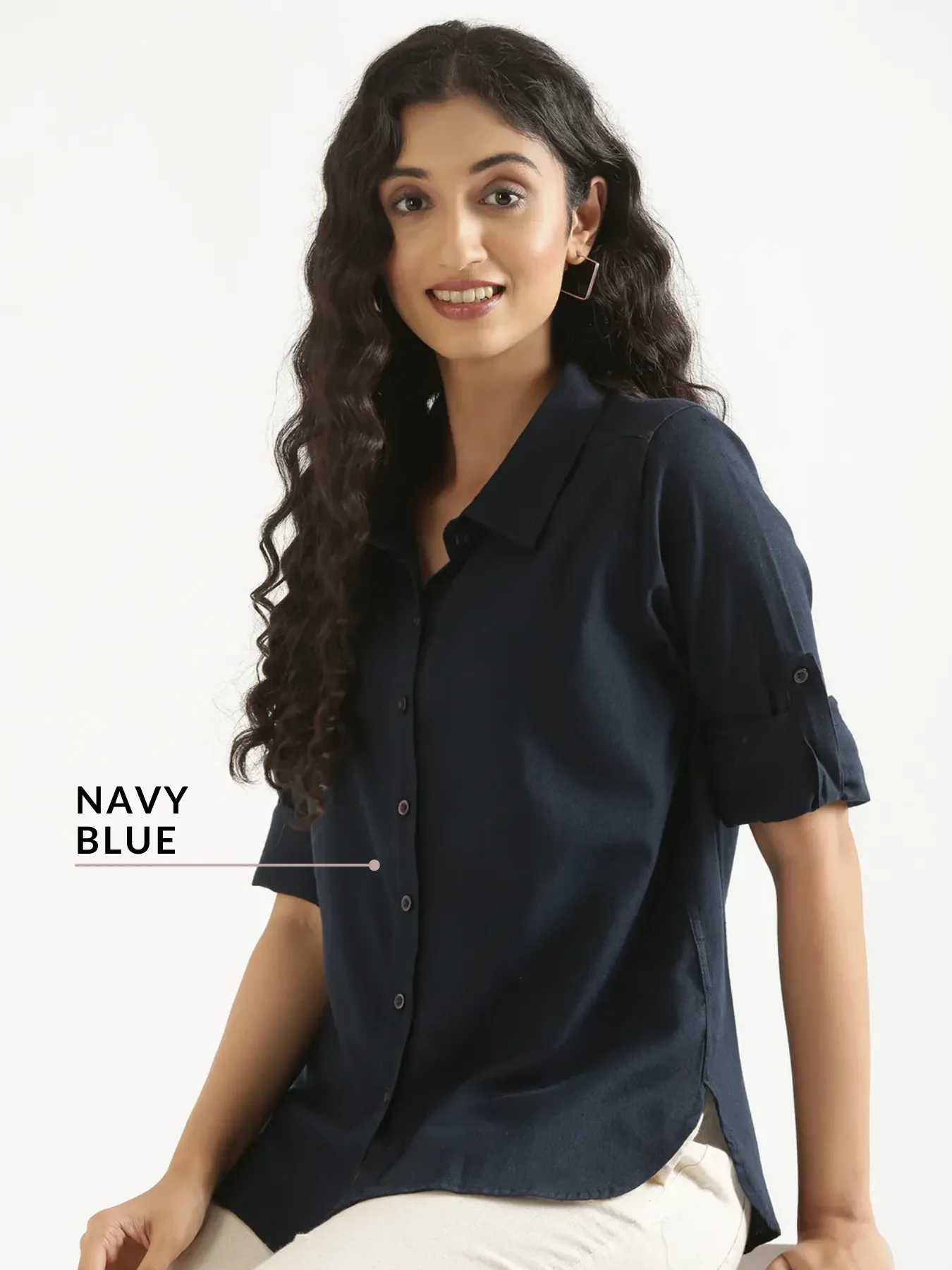 Pick Any 2 Women Airy-Linen Shirt - Image 10