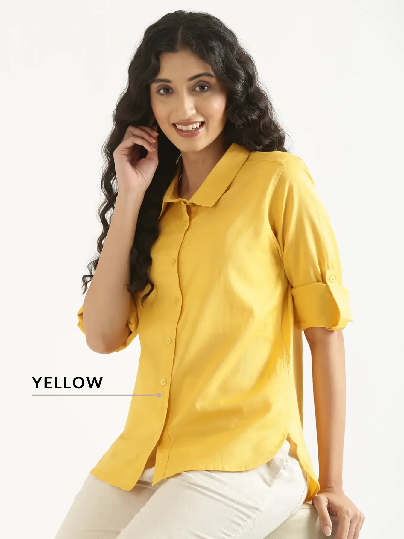Pick Any 2 Women Airy-Linen Shirt - Image 16