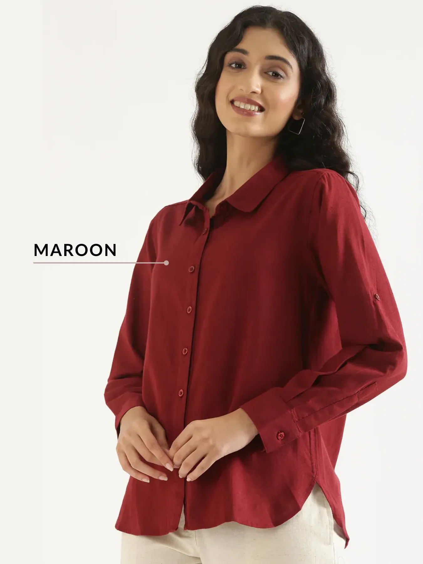 Pick Any 2 Women Airy-Linen Shirt - Image 3