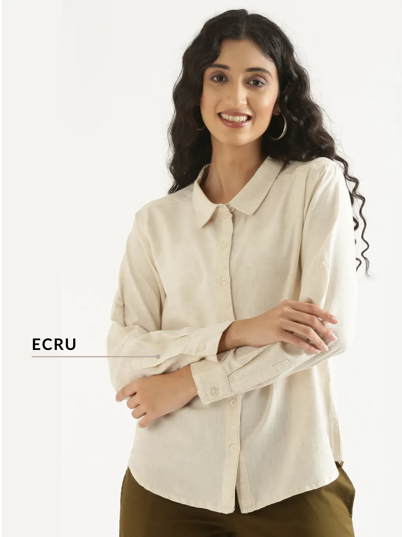Pick Any 2 Women Airy-Linen Shirt - Image 7