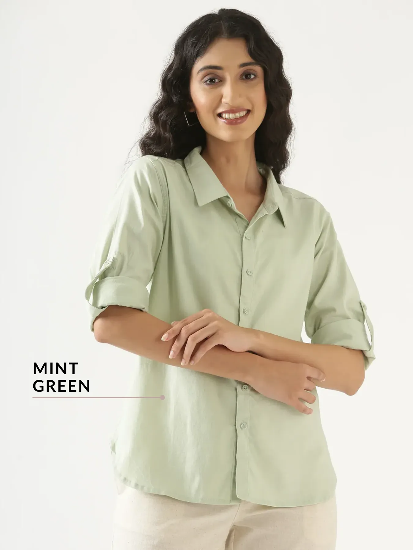 Pick Any 2 Women Airy-Linen Shirt - Image 9