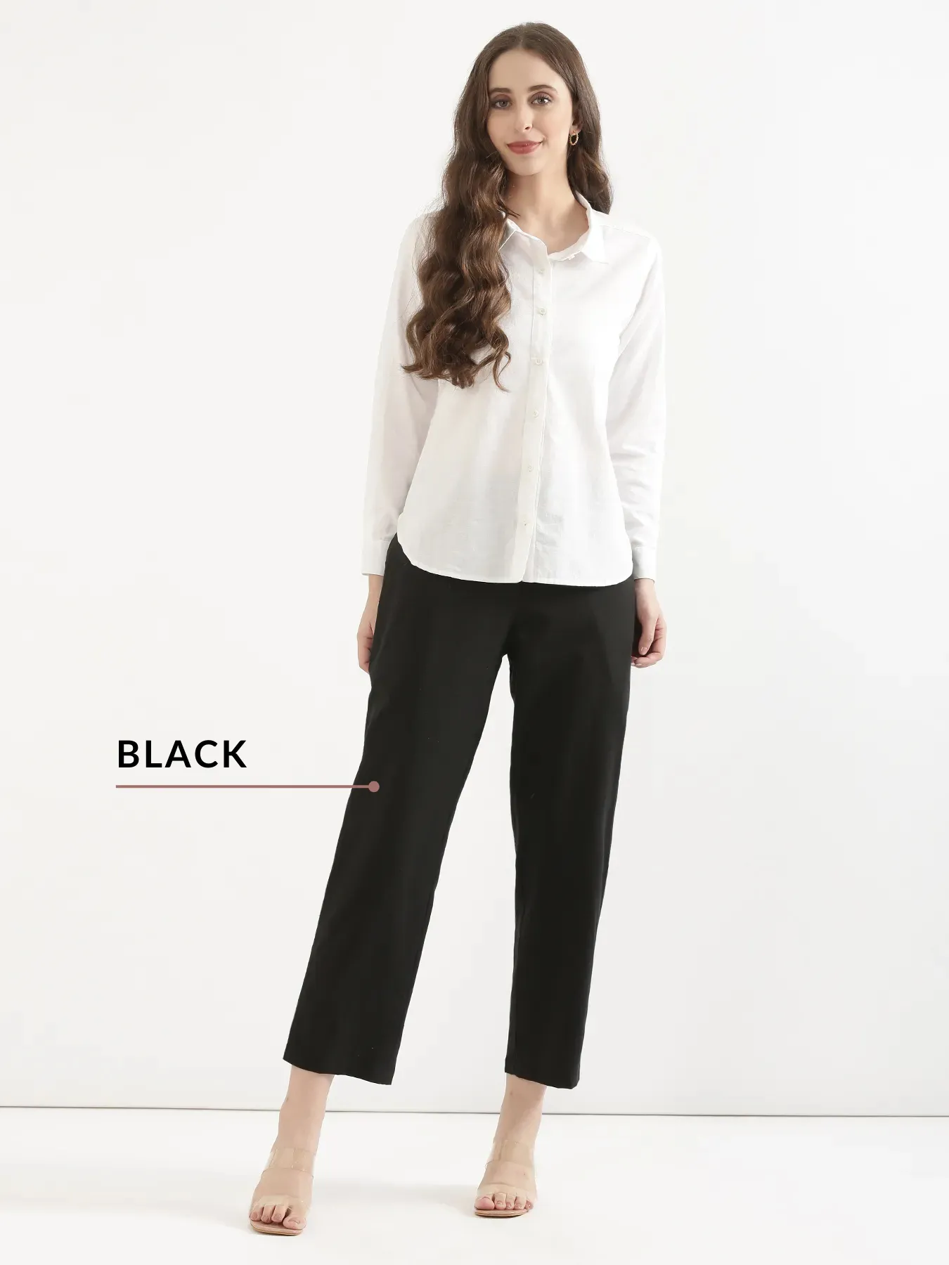 Pick Any 3 Women Airy Linen Straight Pant - Image 9
