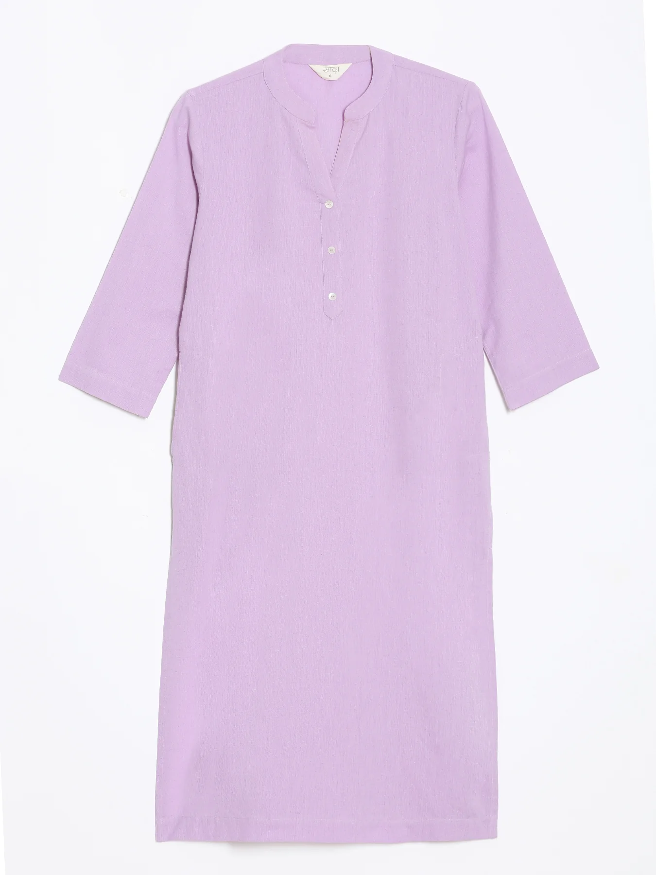 Women Rose Taupe & Lilac Long Kurta - Image 23
