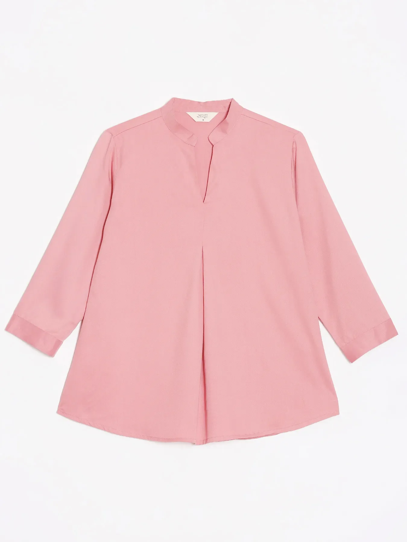 Women Rose Viscose Pleated Top - Image 11