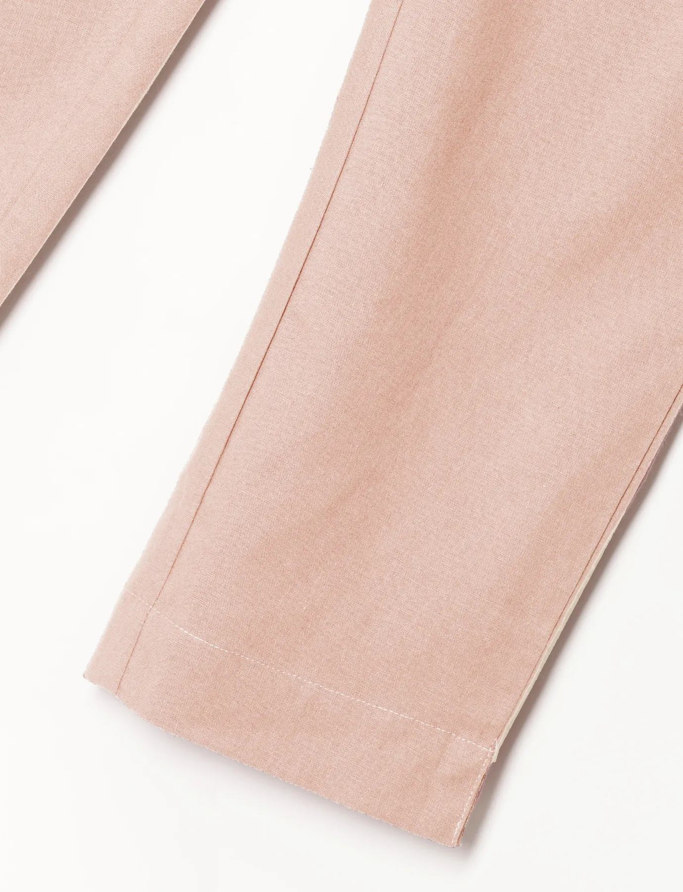 Women Salmon Pink Cotton Pant - Image 6