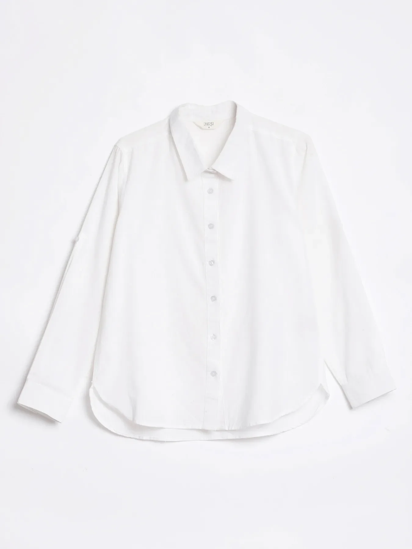 Women White Airy-Linen Shirt - Image 15