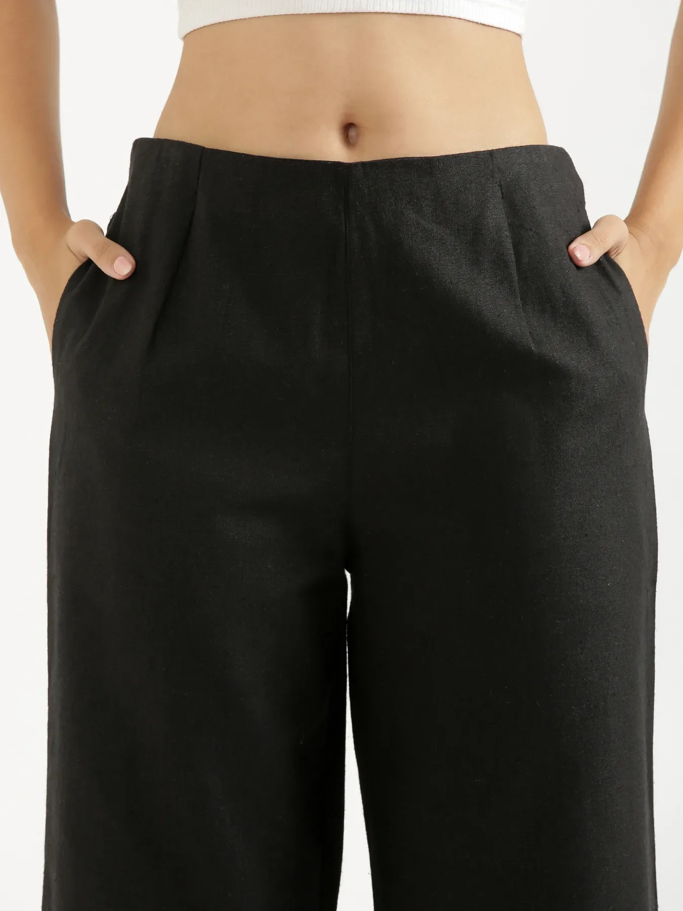 Women Black Waist Coat Co-ord Set - Image 11