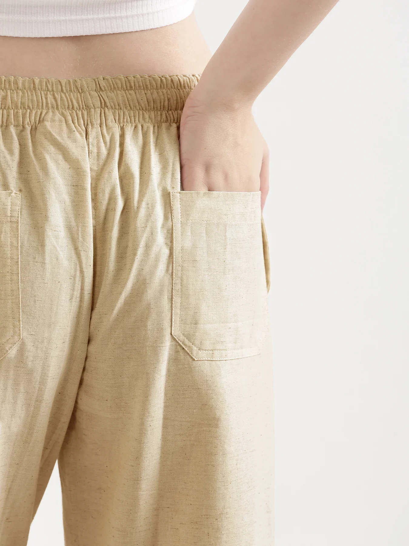Women Fawn Airy Linen Straight Pants - Image 7