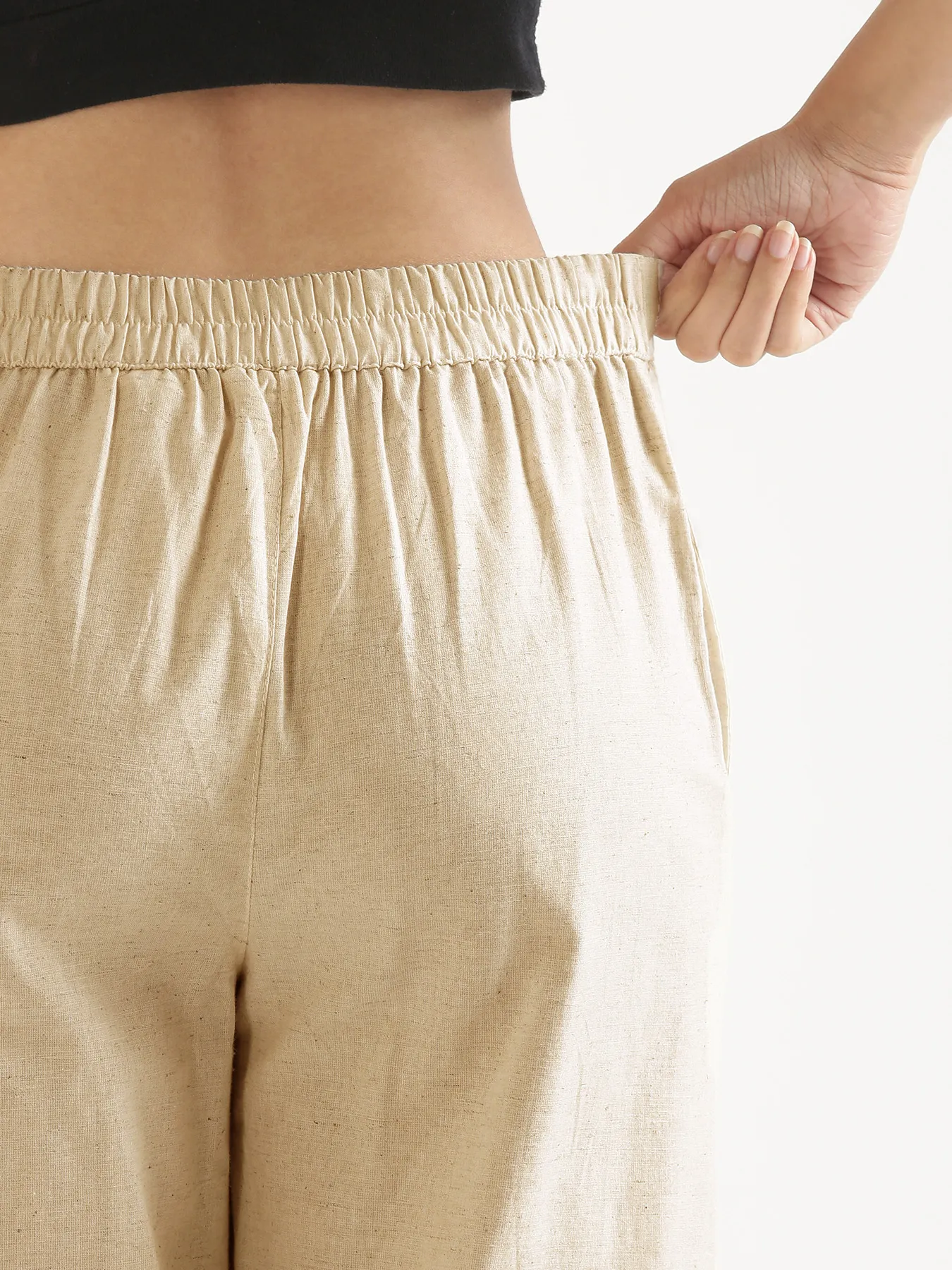 Women Fawn Airy Linen Wide Leg Pant - Image 7