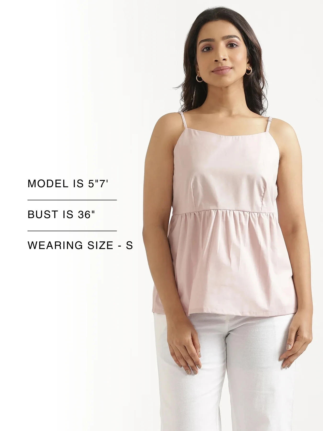 Women Mauve Pink Better Cotton Peplum Top - Image 15