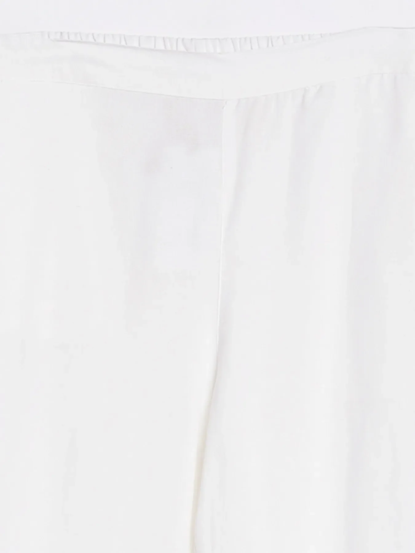Women White Airy Linen Wide Leg Pant - Image 16