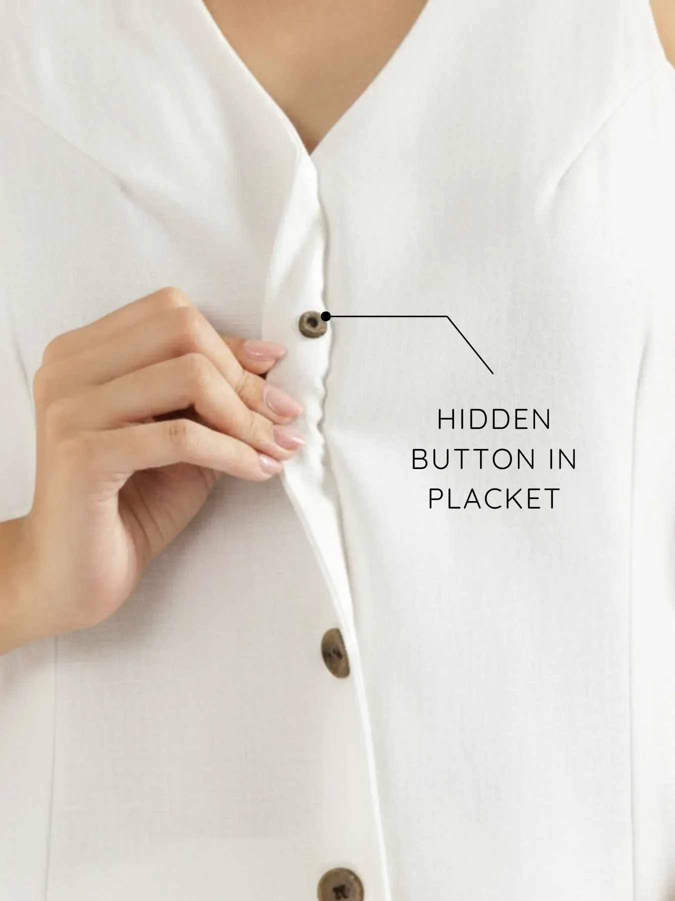 Women White Waist Coat Co-ord Set - Image 3